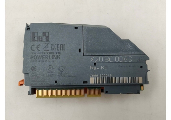 Ελεγχόμενος V1/V2 κόμβος ελεγκτών POWERLINK λεωφορείων ΣΥΣΤΗΜΆΤΩΝ PLC X20BC0083 B&amp;R X20