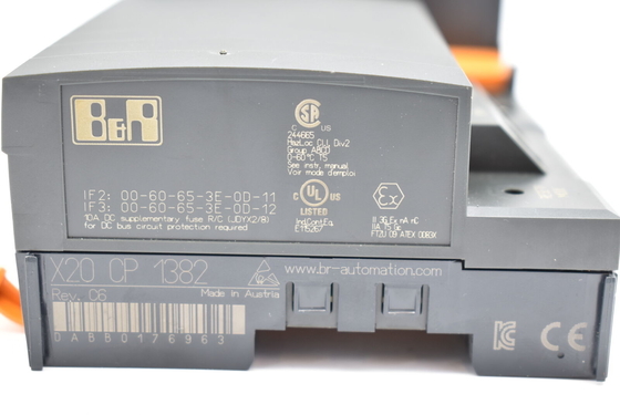 Ενότητα Intel x86 ΣΥΣΤΗΜΆΤΩΝ ΚΜΕ PLC X20CP1382 B&amp;R X20 400 MHZ συμβατή με τον ενσωματωμένο I/O επεξεργαστή