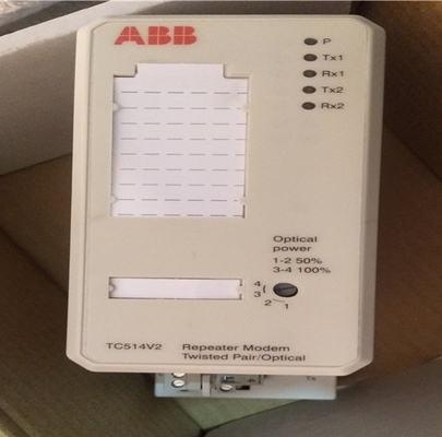 ΑΒΒ TC514V2 3BSE013281R1 AF100 Τραβηγμένο ζεύγος στον οπτικό επαναλήπτη ΑΒΒ Advant 800xA