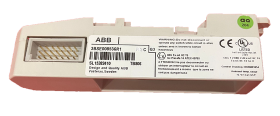 ΑΒΒ TB806 3BSE008536R1 Προηγούμενο 800xA Μοντέλο Διορθωτή Διάταξης Διάταξης Διάταξης D-Sub 25, αρσενικό