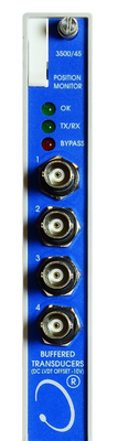Bently Nevada 3500/45 176449-04 Η οθόνη θέσης δέχεται εισροές από μετατροπείς εγγύτητας
