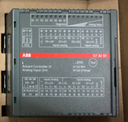 ΑΜΒ 07AI91 GJR5251600R0202 07AI91 AC31 Αναλογική μονάδα I/O 24 V DC