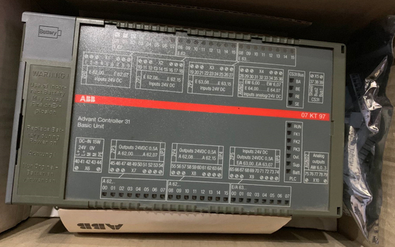 ABB 07KT97 GJR5253000R0100 PLC Κεντρική μονάδα Προγενέστερος ελεγκτής 31 Βασική μονάδα