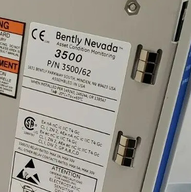 Bently Nevada 3500/62-01-00 163179-03 Παρακολούθηση μεταβλητών διαδικασίας