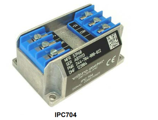 IPC704 244-704-000-511 Προσαρμοστής σήματος για αισθητήρες που χρησιμοποιούν τυποποιημένα πιεζοηλεκτρικά υλικά