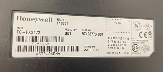 TC-FXX172 Honeywell Experion 17 Τάξιμο ράφης για εξαρτήματα DCS ολοκαίνουργιο