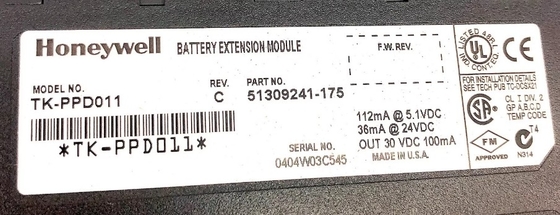 TK-PPD011 Honeywell Μονάδα επέκτασης μπαταρίας Rev C Μονάδα ελέγχου PLC