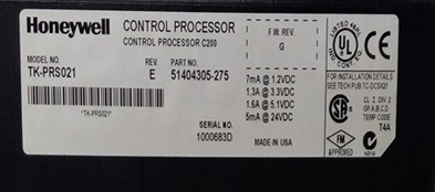 TK-PRS021 Honeywell Control Processor ControlLogix C200 Ελέγχου επεξεργαστή