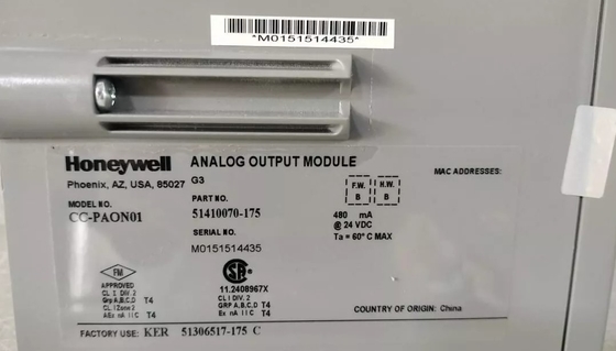 CC-PAON01 Αναλογική μονάδα εξόδου Honeywell για μονάδα PLC ελεγκτή C300