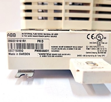 ABB PM864AK01 3BSE018161R1 AC 800M μονάδα επεξεργασίας CPU μονάδα I/O