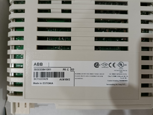 ABB AO810V2 3BSE038415R1 Αναλογική μονάδα εξόδου S800 Μονάδα I/O 8 κανάλια