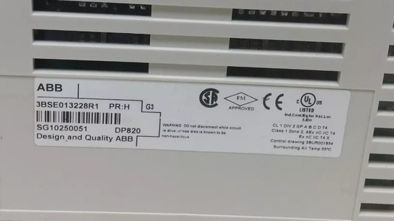 ABB DP820 3BSE013228R1 Αριθμητής σφυγμών RS-422 Μονάδα DCS Μέρη σε απόθεμα