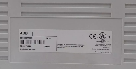ABB TB840A 3BSE037760R1 Modulebus Optical Cluster Modem για 1+1 περιττή λειτουργία