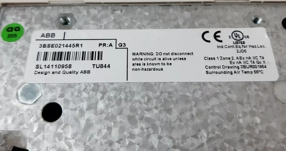 ABB TU844 3BSE021445R1 Μονάδα τερματισμού περιττών μονάδων DCS Τμήματα Μονάδα PLC