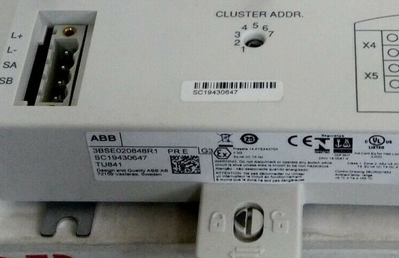 ABB TU841 3BSE020848R1 Μονάδα τερματισμού Υποστήριξη μη περιττών I/O