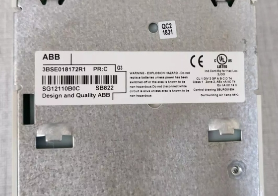 ΑΜΒ SB822 3BSE018172R1 Ενότητα επαναφορτιζόμενης μπαταρίας S800 Μονάδα Ε/Υ