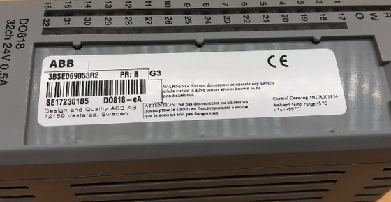 ABB DO818 3BSE069053R1 32 κανάλια ψηφιακή έξοδος 24V μονάδα ελέγχου σε απόθεμα