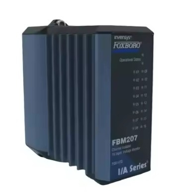 Το Foxboro FBM207 Monitor τάσης / Contact Sense Input Modules υποστηρίζει 16 διακριτά σήματα εισόδου