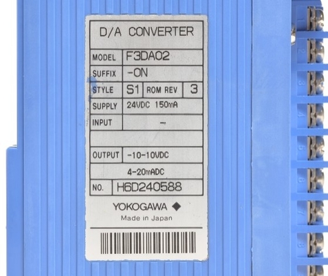 F3DA02-0NS1 YOKOGAWA Ψηφιακή αναλογική μονάδα εξόδου D/A μετατροπέας PLC