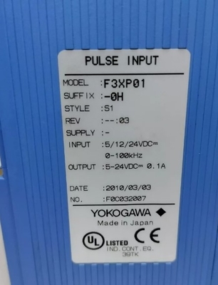 F3XP01-0HS1 YOKOGAWA Μονάδες μετρητών υψηλής ταχύτητας με πολυελεγκτή χωρίς εύρος