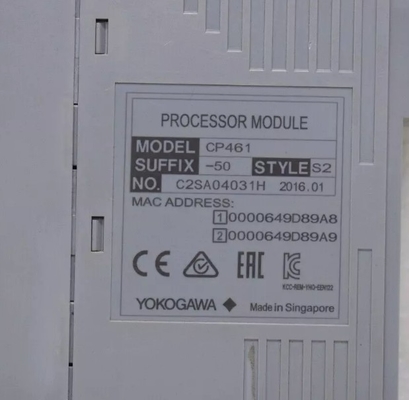 CP461-50 YOKOGAWA Κεντρική μονάδα επεξεργασίας υψηλής απόδοσης επεξεργαστής CPU μονάδα