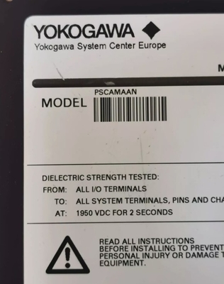 PSCAMAAN YOKOGAWA Προμηθευτής Κριτικών Αναλογικών Μοδίων Συστήματα Αυτοματοποίησης Μονδίων Ε/Υ Σημάτων PLC