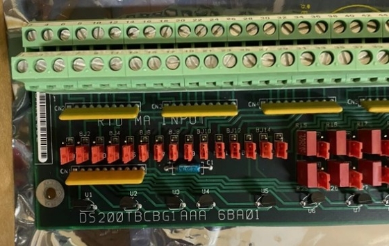DS200TBCBG1A GE TBCB Τερματική μονάδα I/O Ελέγχου του πίνακα ελέγχου Mark V