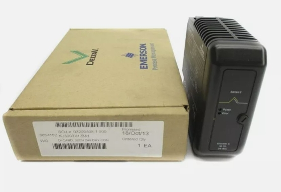 Κάρτα στεγνής επαφής KJ3203X1-BA1 Emerson DI 32-Channel 24 VDC