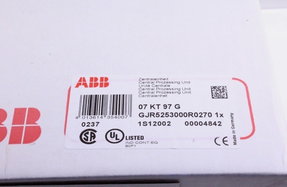 07KT97 GJR5253000R0270 ABB Κεντρική μονάδα επεξεργασίας συστήματα PLC