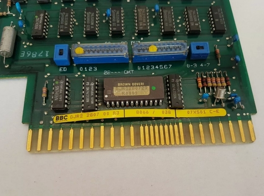 07XS01 GJR2280700R3 ABB Karte Program PLC Module Control System Ηλεκτρονικό σύστημα ελέγχου μονάδας