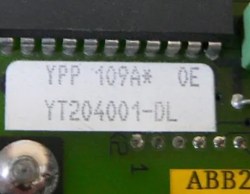 Πίνακας ελέγχου ταχύτητας της ABB YPP109A YT204001-HS