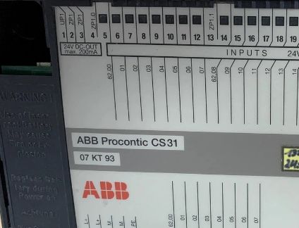 07KT93 GJR5251300R0101 Κεντρική Μονάδα Επεξεργασίας ABB