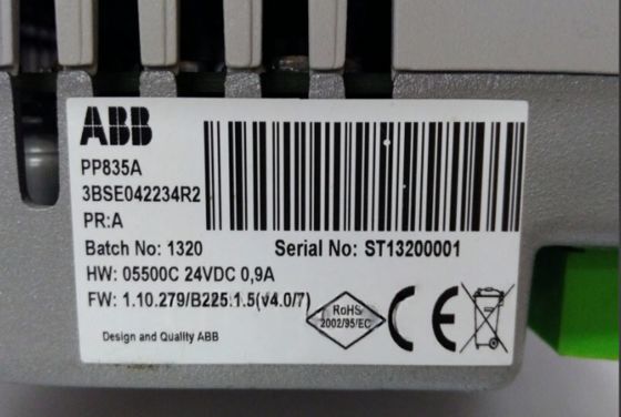 PP835A 3BSE042234R2 Πίνακας αφής ABB
