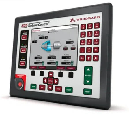 Η σειρά Woodward 8200-1302 505D Digital Governor Turbine Controller με ακρίβεια ελέγχου ταχύτητας ± 0,05%, 8 ρυθμιζόμενες εισόδους και χρόνο απόκρισης μικρότερο των 10 ms