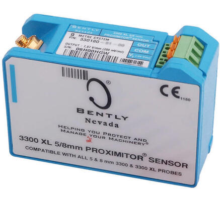 Bently Nevada 330180-50-00 3300 XL Proximitor Sensor για σύστημα αισθητήρα Eddy Current με εγκατάσταση DIN Rail