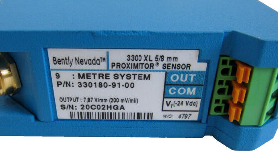 Bently Nevada 330180-91-00 3300 XL Proximitor Sensor για μέτρηση χωρίς επαφή σε σύστημα αισθητήρα δινορευμάτων