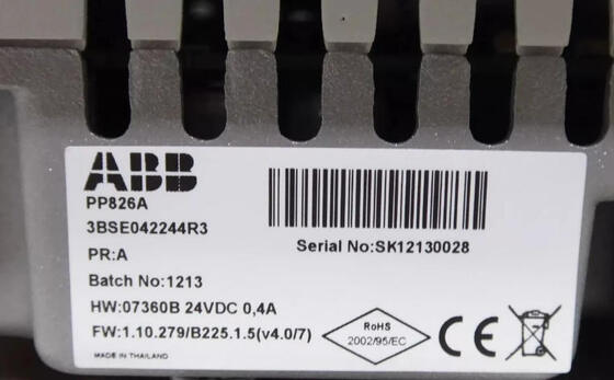 PP826A 3BSE042244R3 ABB Control IT Industrial Operator Panel Παραγωγή