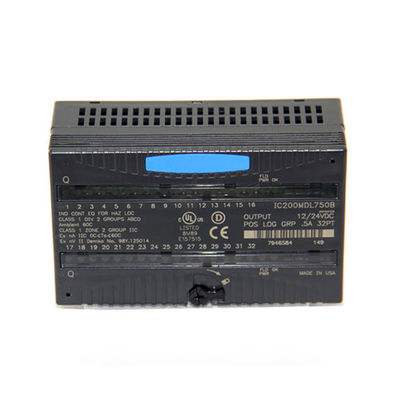 IC200MDL750 θετική ενότητα 12/24VDC POS ομαδοποιημένο λογική 5A 32PT παραγωγής λογικής PLC VersaMax της Γερμανίας Fanuc