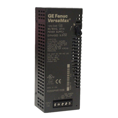 IC200PWR102 επεκταθείσα μονάδα παροχής ηλεκτρικού ρεύματος PLC της Γερμανίας Fanuc VersaMax