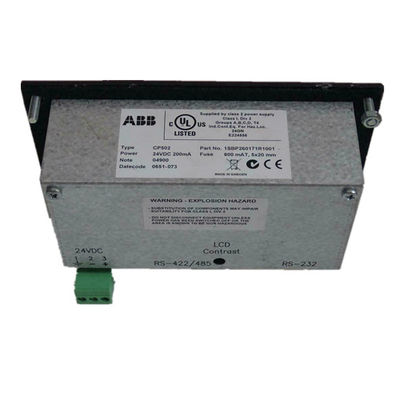 Το βιομηχανικό αναδρομικά φωτισμένο LCD HMI CP502 ABB I/O DCS 1SBP260171R1001 επιτροπής PLC τελικό
