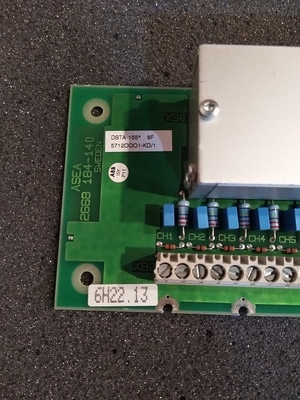 DSTA155P ABB S100 I/O Termination Unit Unit Connection PLC Spare Parts 3BSE018323R1​