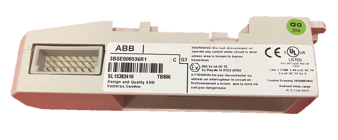 ΑΒΒ TB806 3BSE008536R1 Προηγούμενο 800xA Μοντέλο Διορθωτή Διάταξης Διάταξης Διάταξης D-Sub 25, αρσενικό
