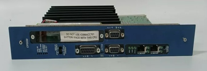 IC698CPE030 GE Κεντρική μονάδα επεξεργασίας CPU επικοινωνεί με I/O και Smart Option Module