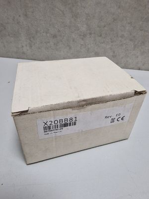 X20BB81 B&R X20 SYSTEM Bus Base With One Expansion Slot